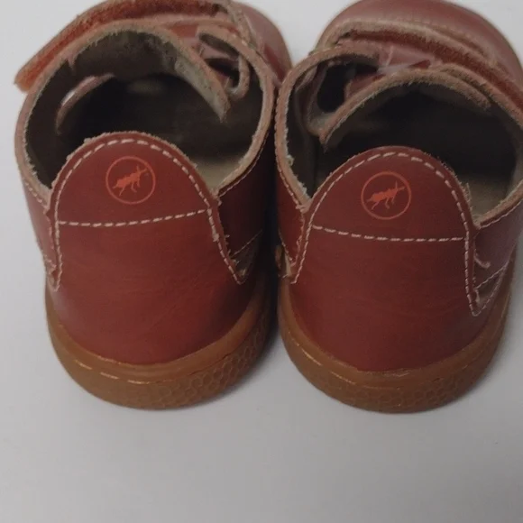 Livie & Luca Brown Sandals with Velcro Straps